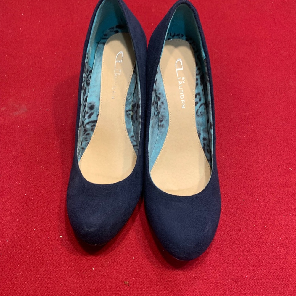 CL by Laundry Women's Dark Blue Heels